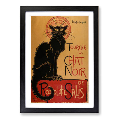 Tournee du Chat Noir Cat Vol.1 by Theophile Steinlen - Picture Frame Graphic Art on MDF