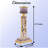 5.9'' H Pewter Tabletop Candlestick-64153735