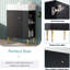 Meuble-lavabo noir avec comptoir en céramique 21,6 po et porte de rangement-85435613