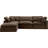 Kirstey Velvet L-Shaped Sectional Reversible-87141381