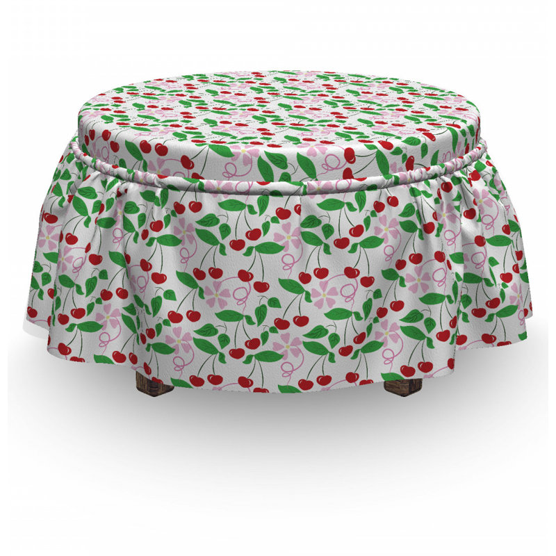 Box Cushion Ottoman Slipcover