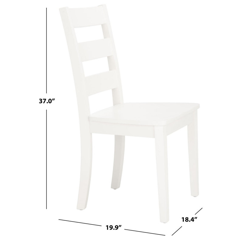 Chaise parsons Libbey, Blanc