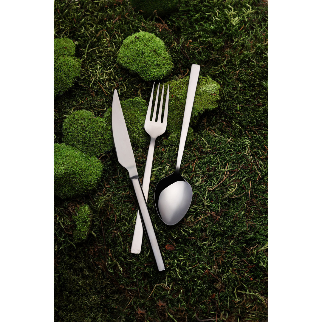 Hanah Home Dynasty 18 Piece Stainless Steel Cutlery Set , Service for 6