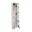 Armoire à linge miroir Urano, quatre tablettes intérieures, cinq tablettes extérieures-1157112897