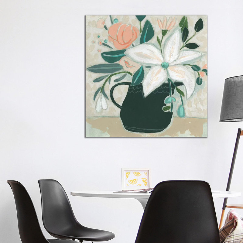 Terre Verte Garden II by June Erica Vess - Wrapped Canvas Painting, 93.98cm H x 93.98cm W x 1.9cm D