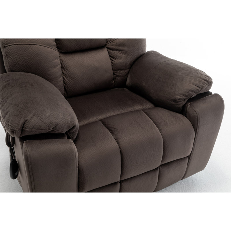Fauteuil inclinable électrique pour personnes âgées, Marron foncé