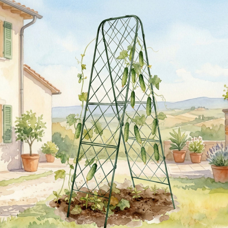 Treillis de jardin en métal H 80 po, 1