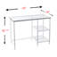 Bureau d'étudiant en métal / verre