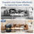Lunar Phases Laundry Basket,Foldable Oxford Cloth Moon Laundry Hamper With Handles, Tote Bag Clothes Storage Bucket For Laundry Room/Bathroom/Bedroom/Dormitories