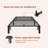 Bed Frame, Metal Platform, No Screws Needed, No Box Spring Needed, Heavy Duty, 800 Lbs Capacity, Tool-Free Assembly with Reinforced Iron Slats & Legs-717012573