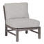 Club Teak Sectional Slipper Chair-83260246-83260248-93647000