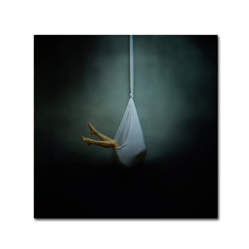 « swing », reproduction d’impression sur toile, H 14 po x l 14 po x P 2 po, Pas de tapis, Toile tendue