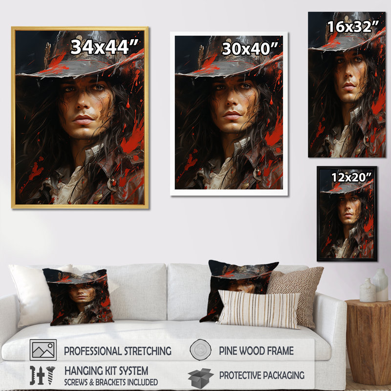 Buccaneer Rogues Reflections II sur impression sur toile, H 32 po x l 24 po x P 1 po, Encadrement doré