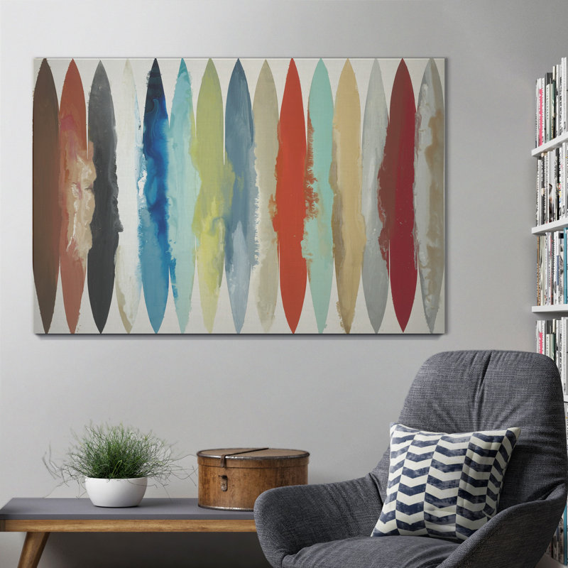 « flowing motion i », peinture sur toile tendue, H 48 po x l 32 po x P 1 po