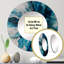 Miroir mural rond en aluminium Dexiree