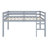 Wood Loft Bed With Ladder-1852317440