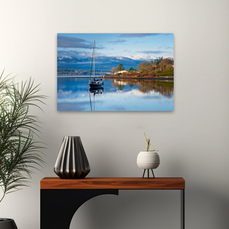 Stillness Boat, nouvelle sortie, art contemporain, art abstrait, H 24 po x l 16 po