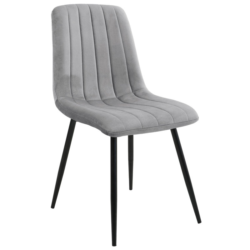 Set of four SJ.9 dining chairs, Gray