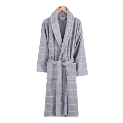 Beebe 100% Cotton Terry Cloth Gender Neutral Mid-Calf Bathrobe with Pockets and Hood for Kids