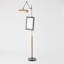 LED Swing Arm Floor Lamp