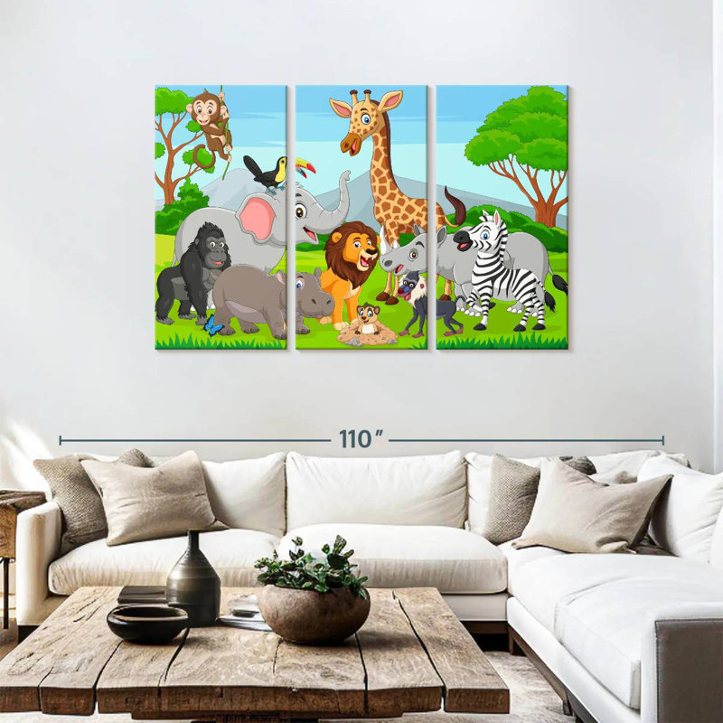 Caricature d'Ashelle pour enfants, H 48 po x l 74 po