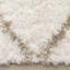 Bonilla Cream Beige Trellis Geometric Shag Rug-376831120