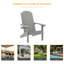 Chaise simple en bois résistante aux intempéries Innir-1821327477