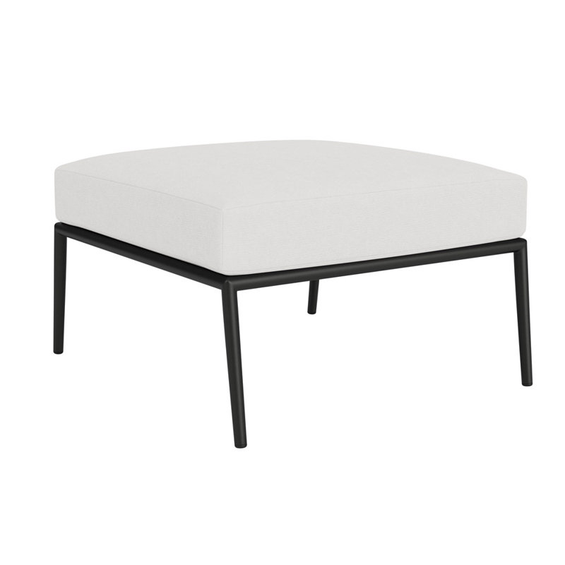 Escape Outdoor Ottoman, Canvas Natural