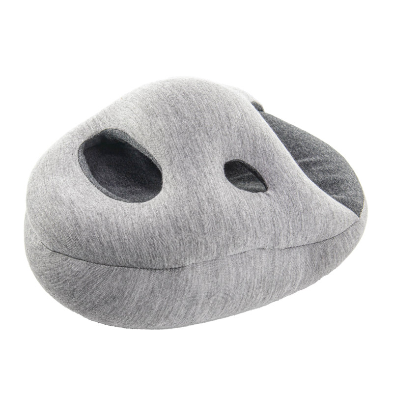 Oreiller de soutien en fibre de gel, Gris