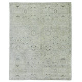 Heirloom Wool Abstract Area Rug in Khaki