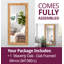 Frazier Solid Wood Rectangle Mirror-17854384