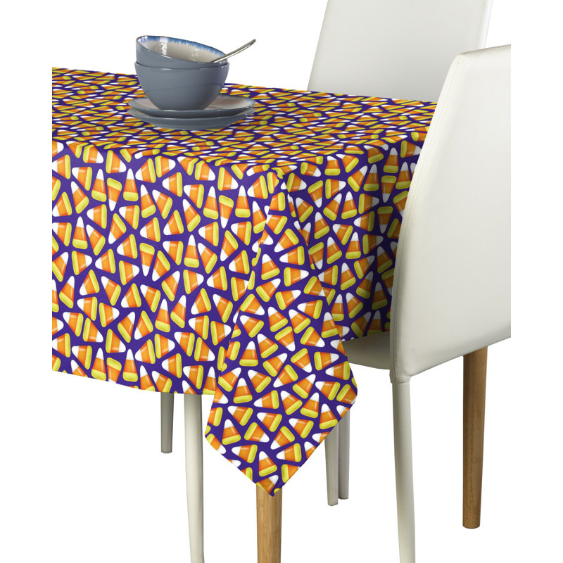 Escalera Geometric Tablecloth, 84" L x 60" W, Purple