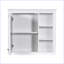 Armoire de rangement murale moderne avec miroir-543936890