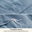 Ensemble de housse de couette à tissage gaufré 100% coton Essential Collection-106246729-106246744