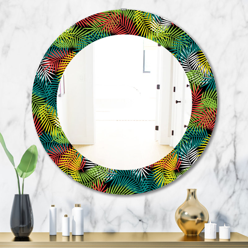 Miroir traditionnel Tropical Mood Gloomy 2, H 31,5 po x l 23,7 po