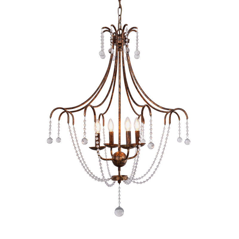Oakdale 4 - Light Glass Chandelier