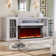 70" TV Stand for TVs up to 80" with Fireplace Included