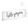 Hello Gorgerous 20" Contemporary Glam Acrylic Box USB Operated LED Neon Light, Yellow