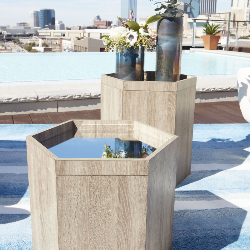 Honeycomb End Table