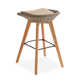 Leandra Bar Set with Solid Wood Outer Material