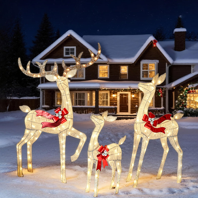 Décoration de Noël en métal, Clair