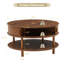 Table basse ronde avec porte coulissante-106538680