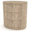 Table de chevet ovale Marielle Worsham - Caramel