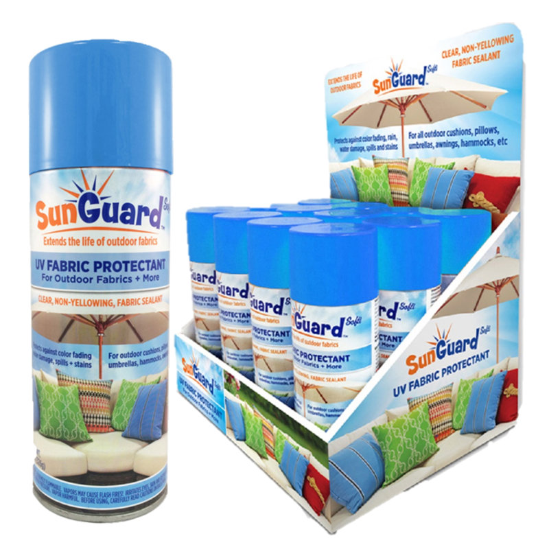 SunGuard UV Fabric Protectant/Sealant Spray, Set of 3