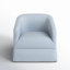 Delaplaine Upholstered Swivel Barrel Chair-1548836344
