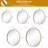 Circular Round Stainless Steel Framed Wall Mounted Bathroom Vanity Mirror-238030290-238030288