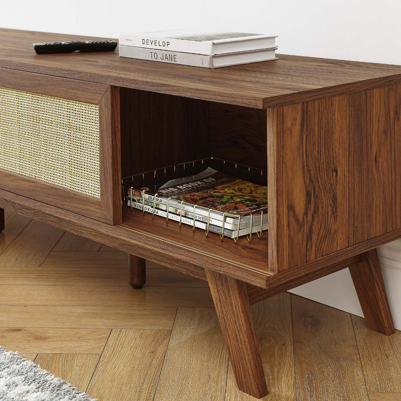 Modway Soma 60" TV Stand, Walnut