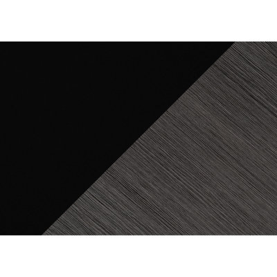 Bureau à domicile en L, stratifié noir et gris, rangement disponible, bureau de style contemporain avec bureau, gris, espace de travail fonctionnel, moderne