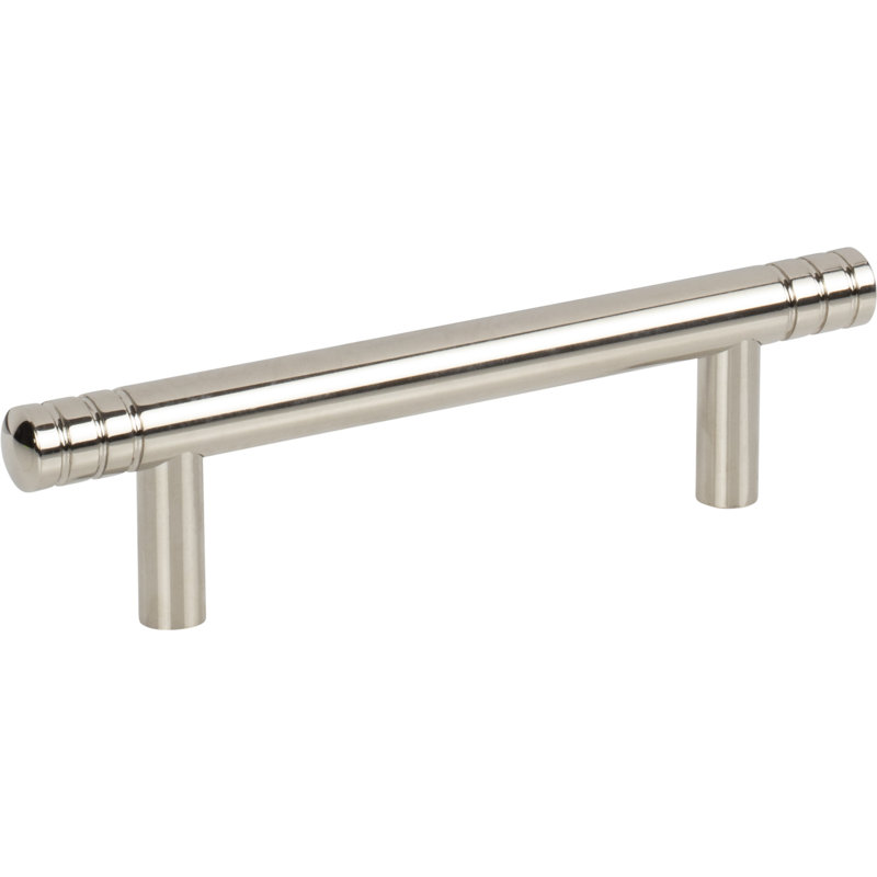 Griffith 12" Center to Center Bar/Handle Pull, Polished Nickel, 3 3/4"