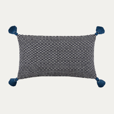 Ella Rectangular Cotton Pillow Cover and Insert